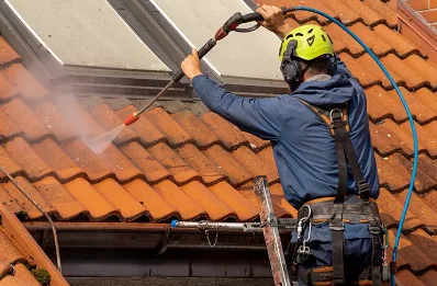 Démoussage et hydrofuge de toiture à Teulat